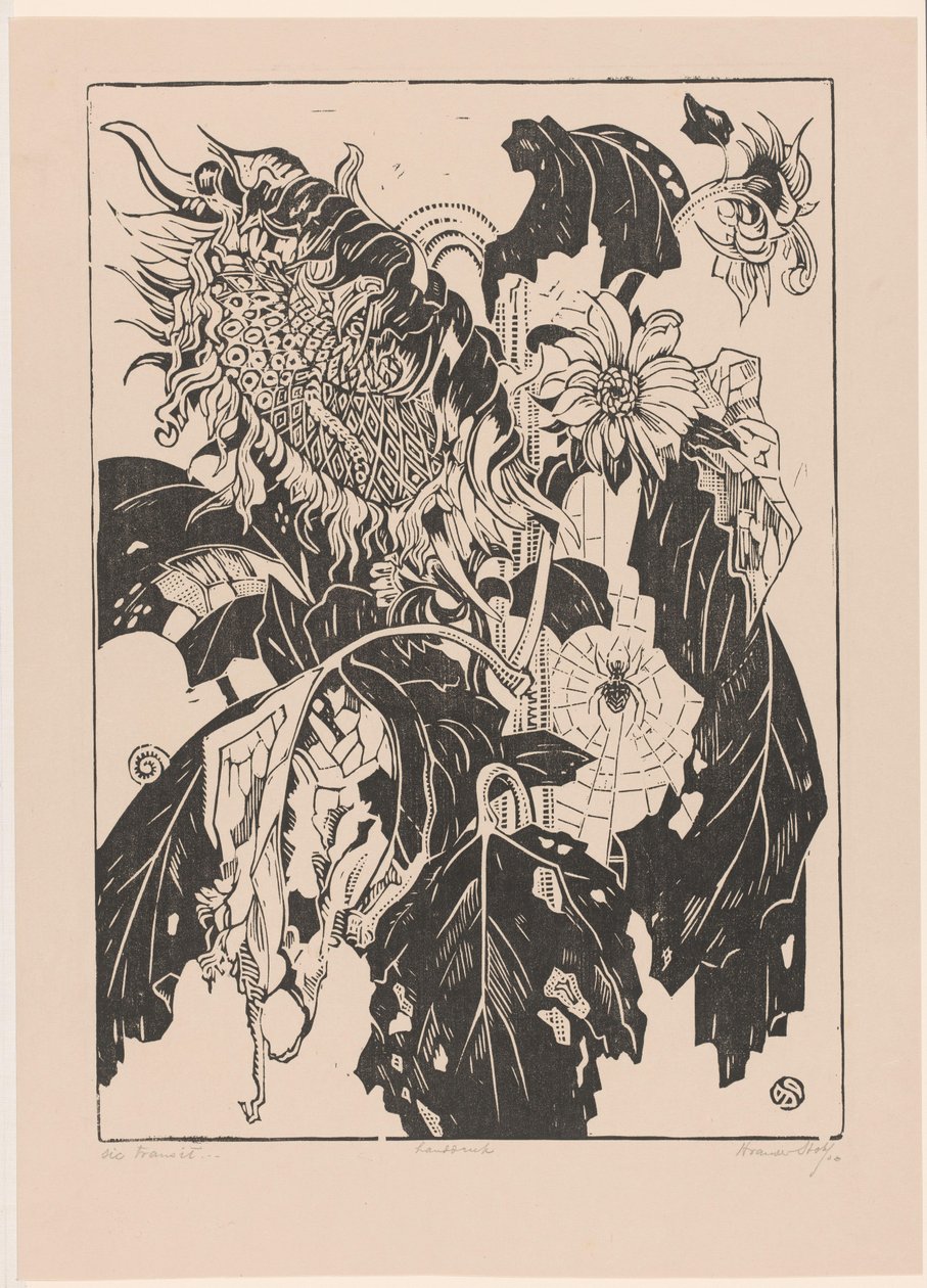Sic transit... (alkuperäinen nimi esineessä) tekijältä Henri van der Stok (signed by artist)