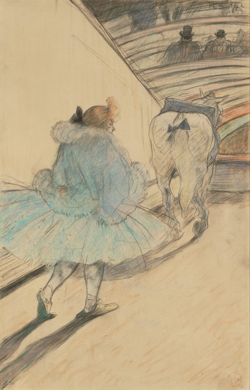 Sirkuksessa- Kehään astuminen tekijältä Henri de Toulouse Lautrec