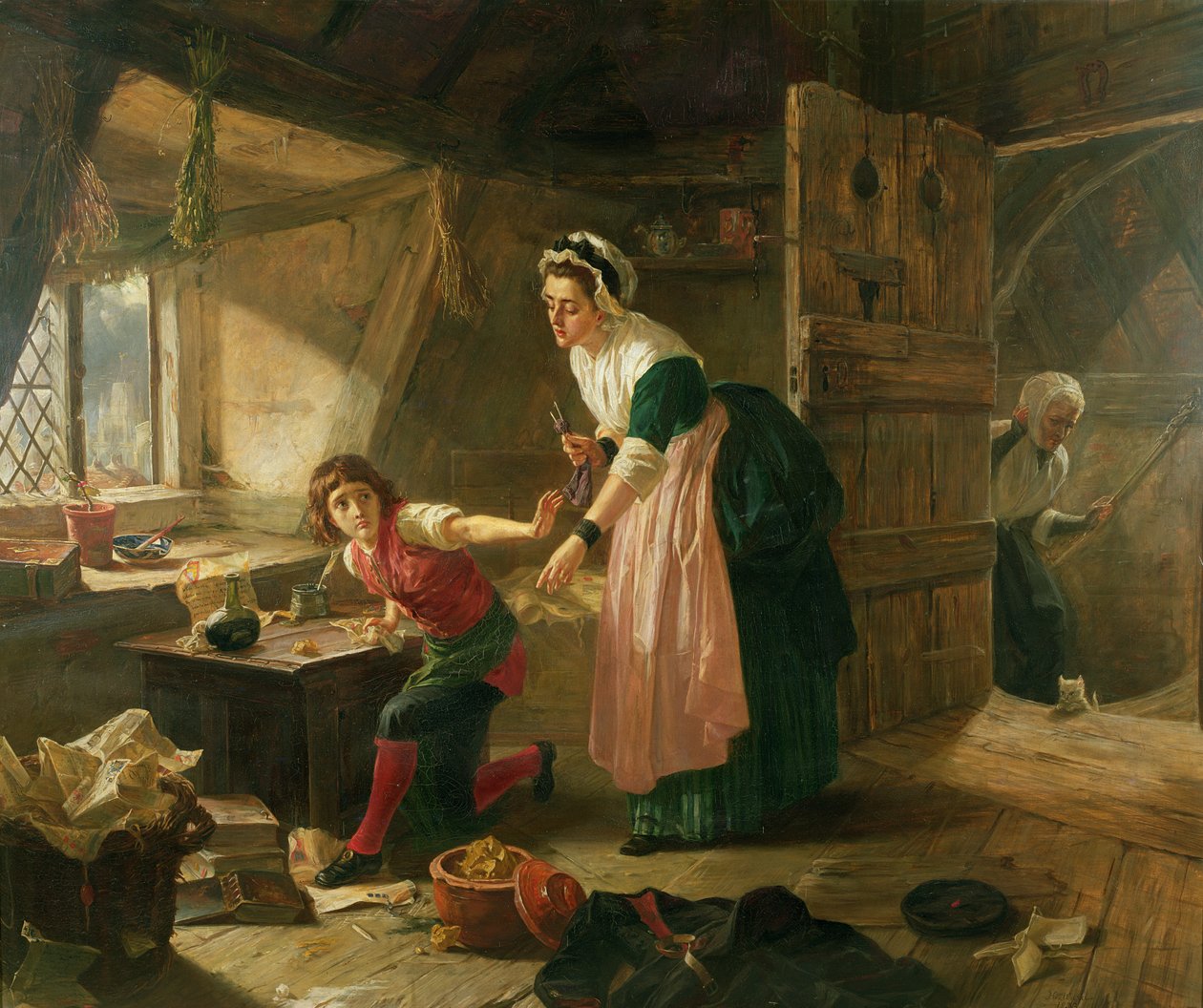 Chatterton 1765 (öljy kankaalle) tekijältä Henrietta Mary Ward