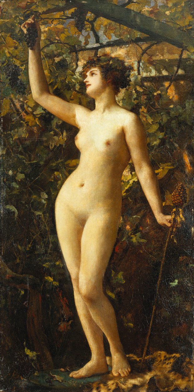 Bacchantille, 1885 tekijältä Henrietta Rae