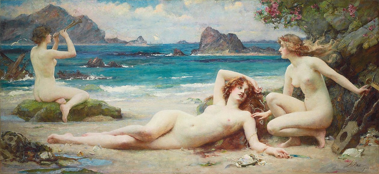 Sireenit, 1903 tekijältä Henrietta Rae
