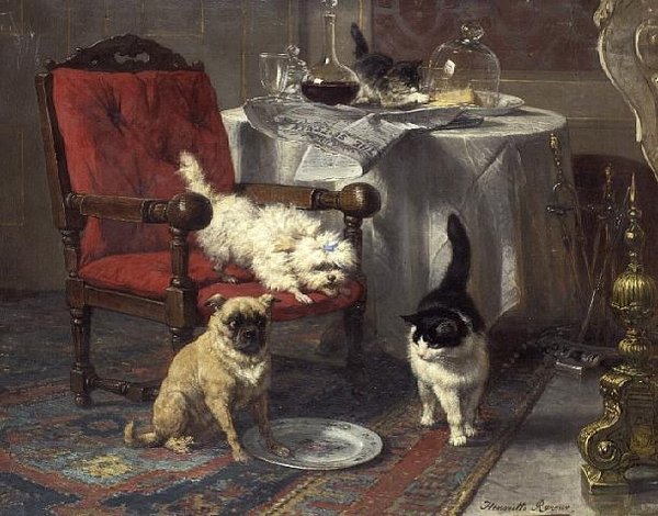 Hieman juustoa (öljy kankaalle) tekijältä Henriëtte Ronner Knip