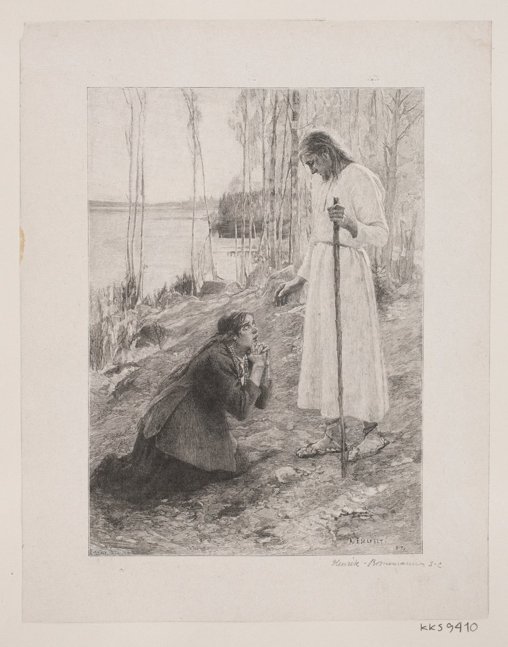 Kristus ilmestyy Magdalan Marialle tekijältä Henrik Bornemann