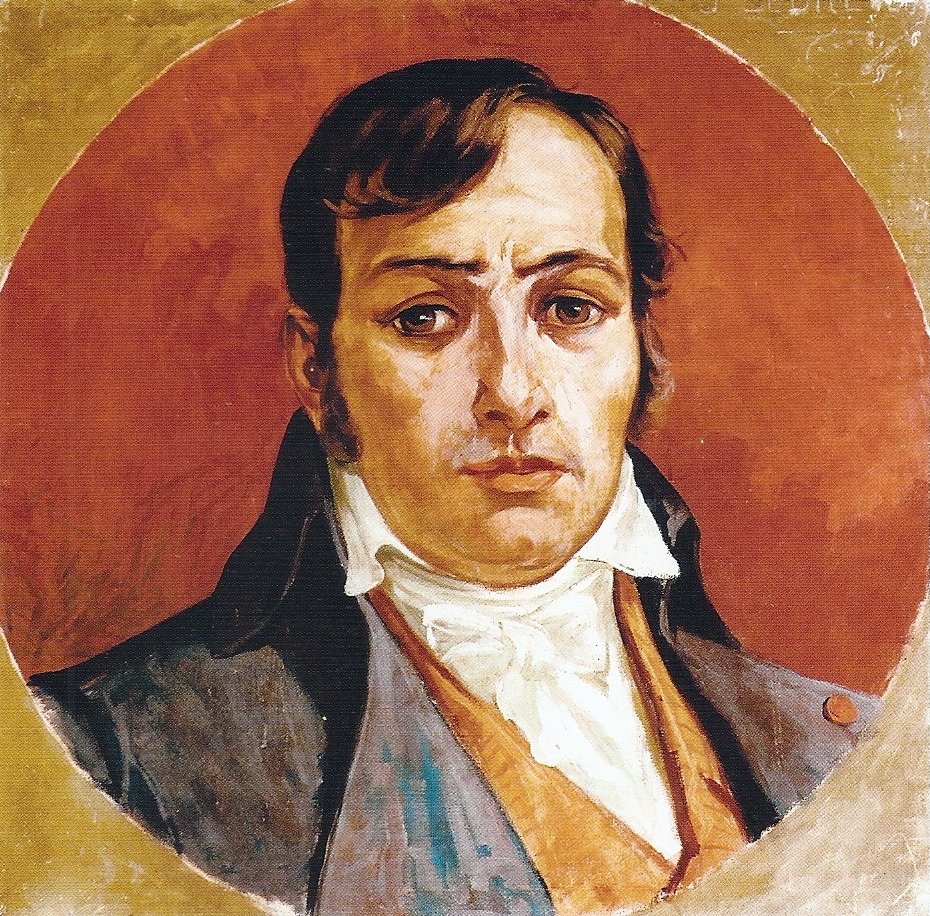 Portrait of Joachim Lebretonn Portugali: Retrato de Joachim Lebreton estudo para or afresco da fachada do predio da Escola Nacional de Belas Artes, atual Museu Nacional de Belas Artes, Rio de Janeiro, RJn tekijältä Henrique Bernardelli