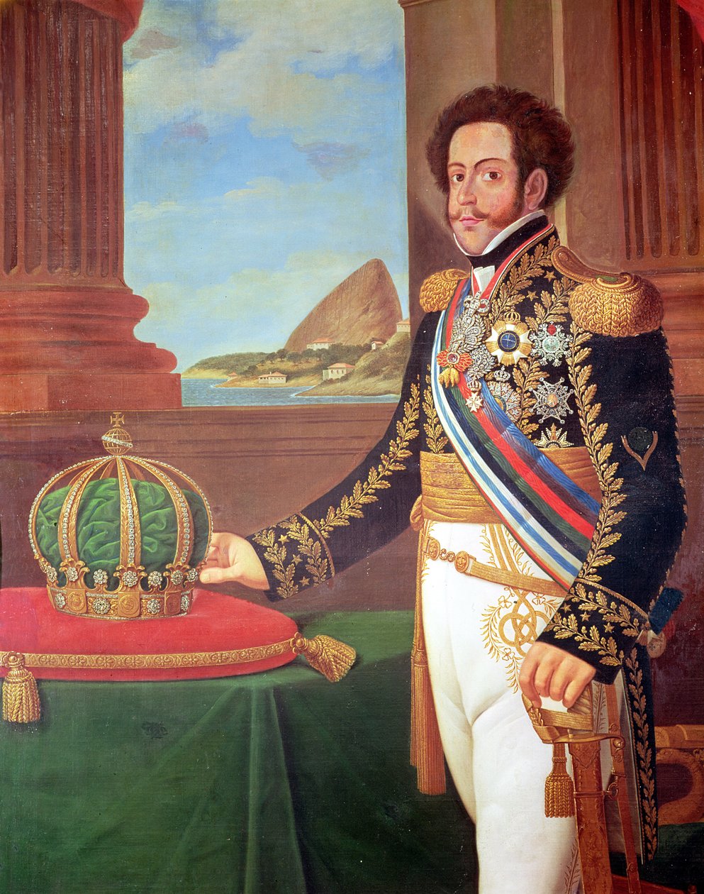 Pedro I (1798-1834) Brasilian keisari, 1825 tekijältä Henrique Jose da Silva