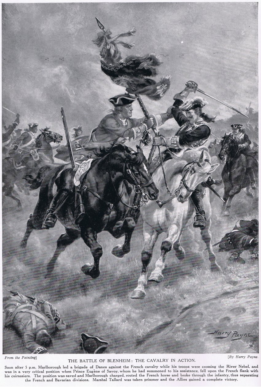 Blenheimin taistelu, noin 1910 tekijältä Henry A. Payne