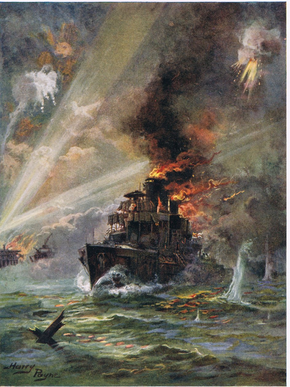 "Kostonhimoinen" vetäytyy myyrästä suuren saavutuksen jälkeen, Pyhän Yrjön päivä, 1918 tekijältä Henry A. Payne