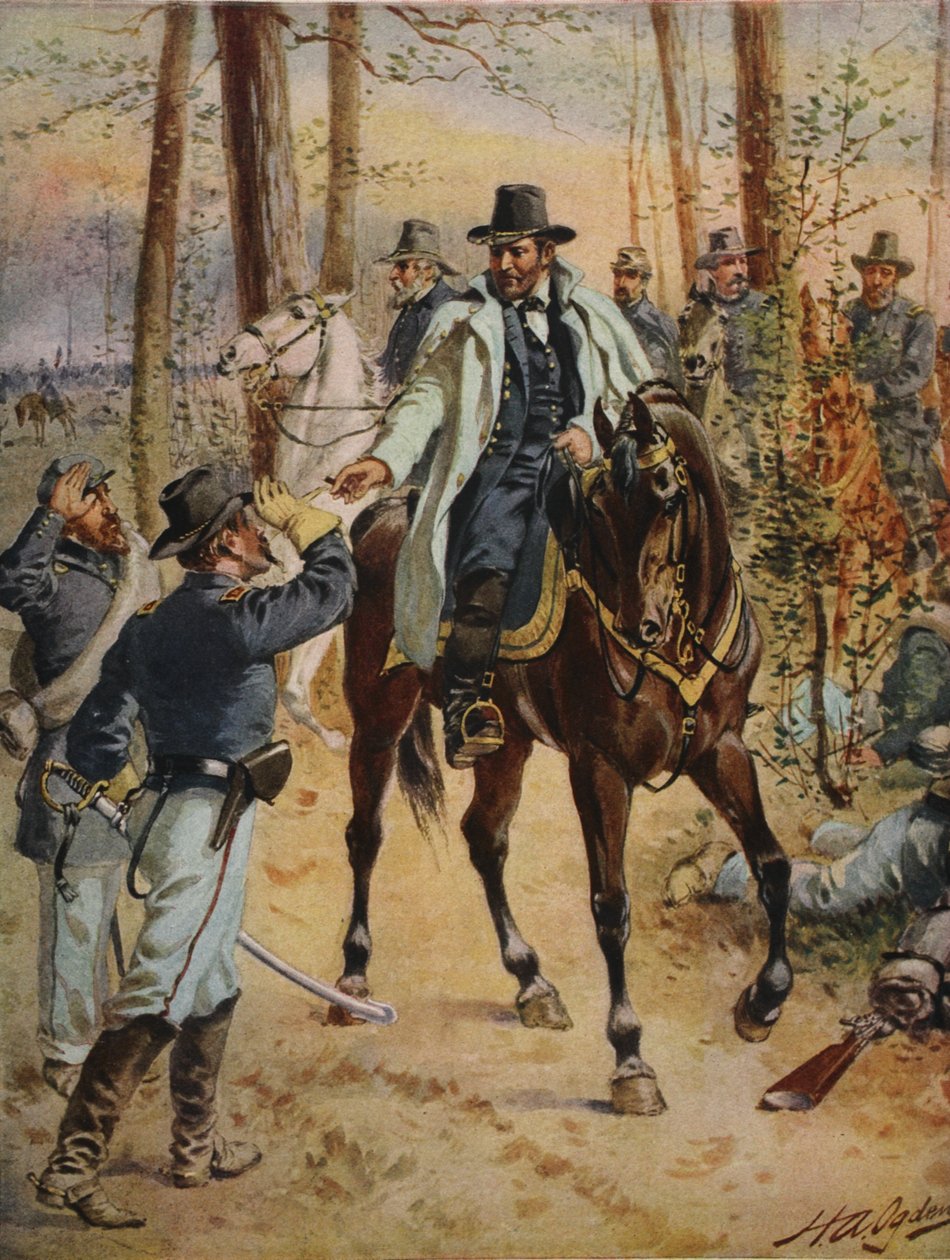 General Grant in the Wilderness Campaign, 5. toukokuuta 1864 tekijältä Henry Alexander Ogden