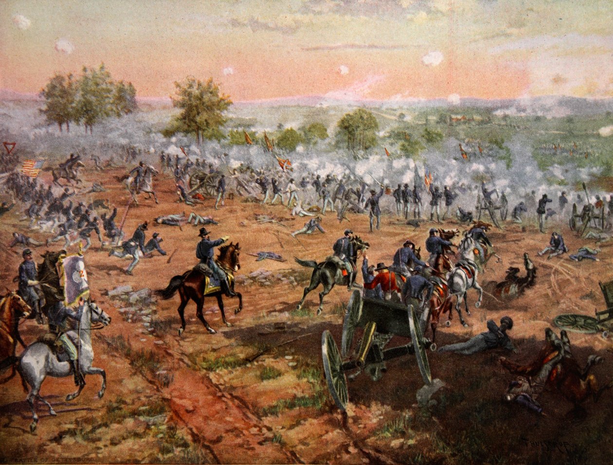 Gettysburgin taistelu 1.-3.7.1863 tekijältä Henry Alexander Ogden