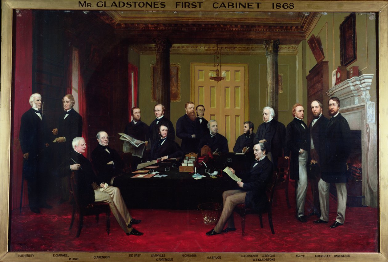 Gladstonen ensimmäinen kabinetti, 1868 tekijältä Henry Barraud