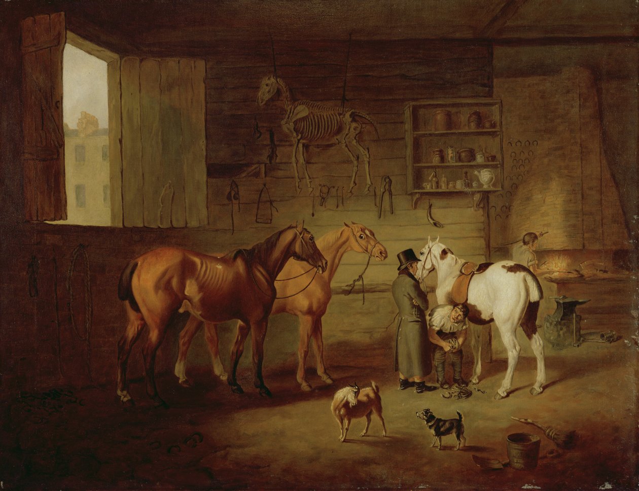 Seppäpaja, n. 1810-20 tekijältä Henry Bernard Chalon