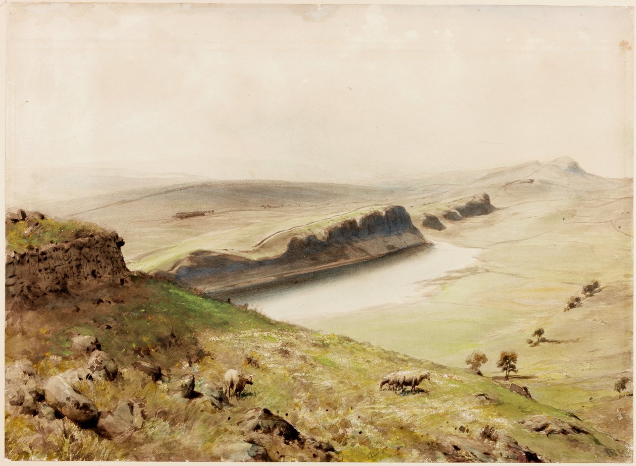 Crag Lough (vartalon väri) tekijältä Henry Burdon Richardson