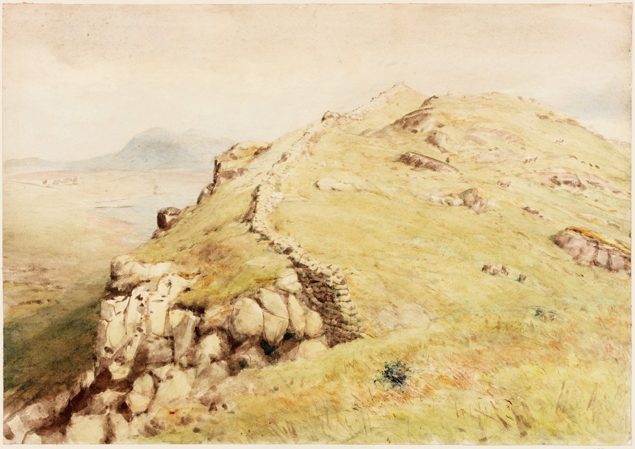 Steel-Rigg (kynä ja akvarelli paperille (liimattu kortille)) tekijältä Henry Burdon Richardson