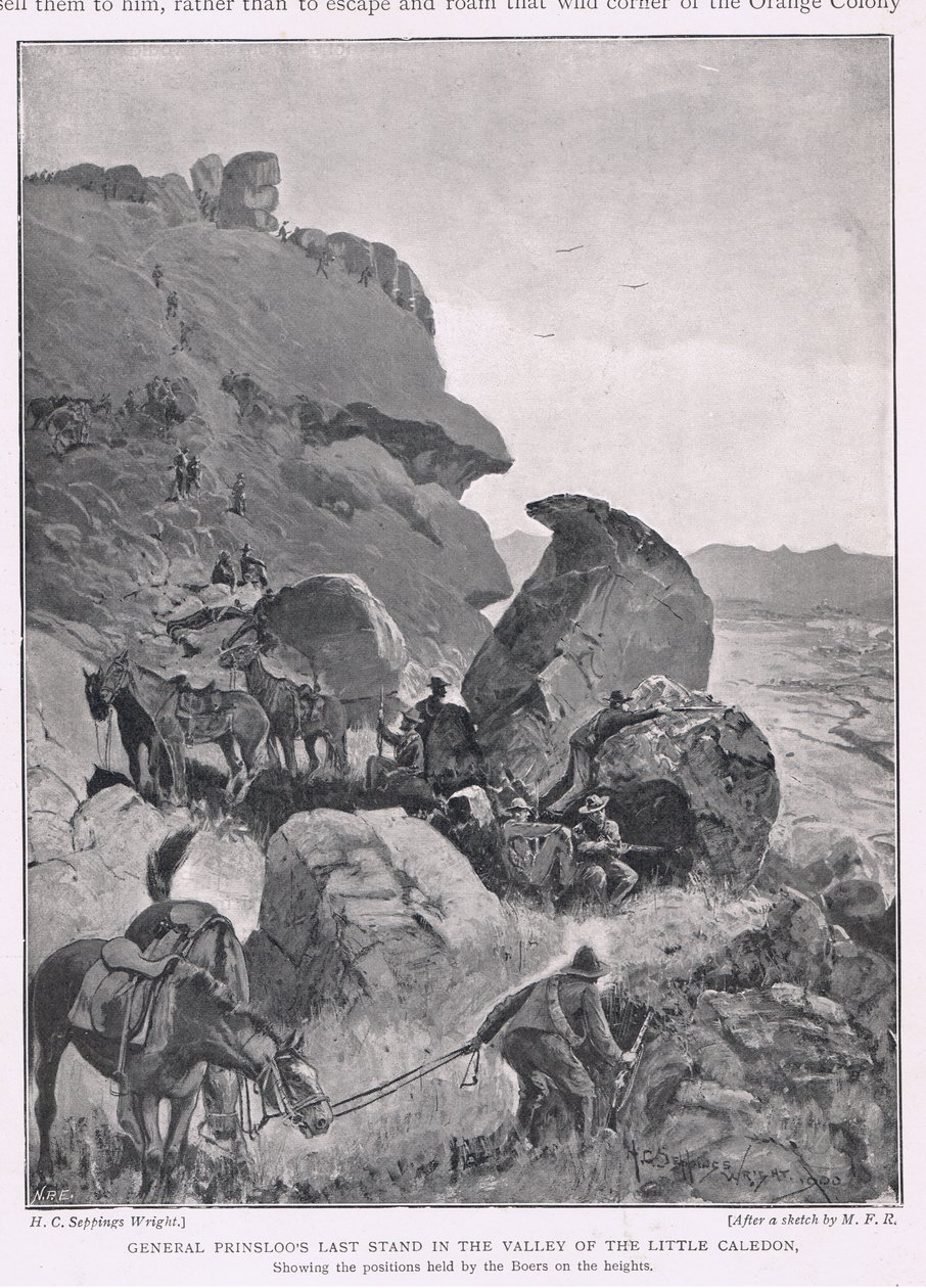 Kenraali Prinsloon viimeinen taistelu Little Caledonin laaksossa... tekijältä Henry Charles Seppings Wright