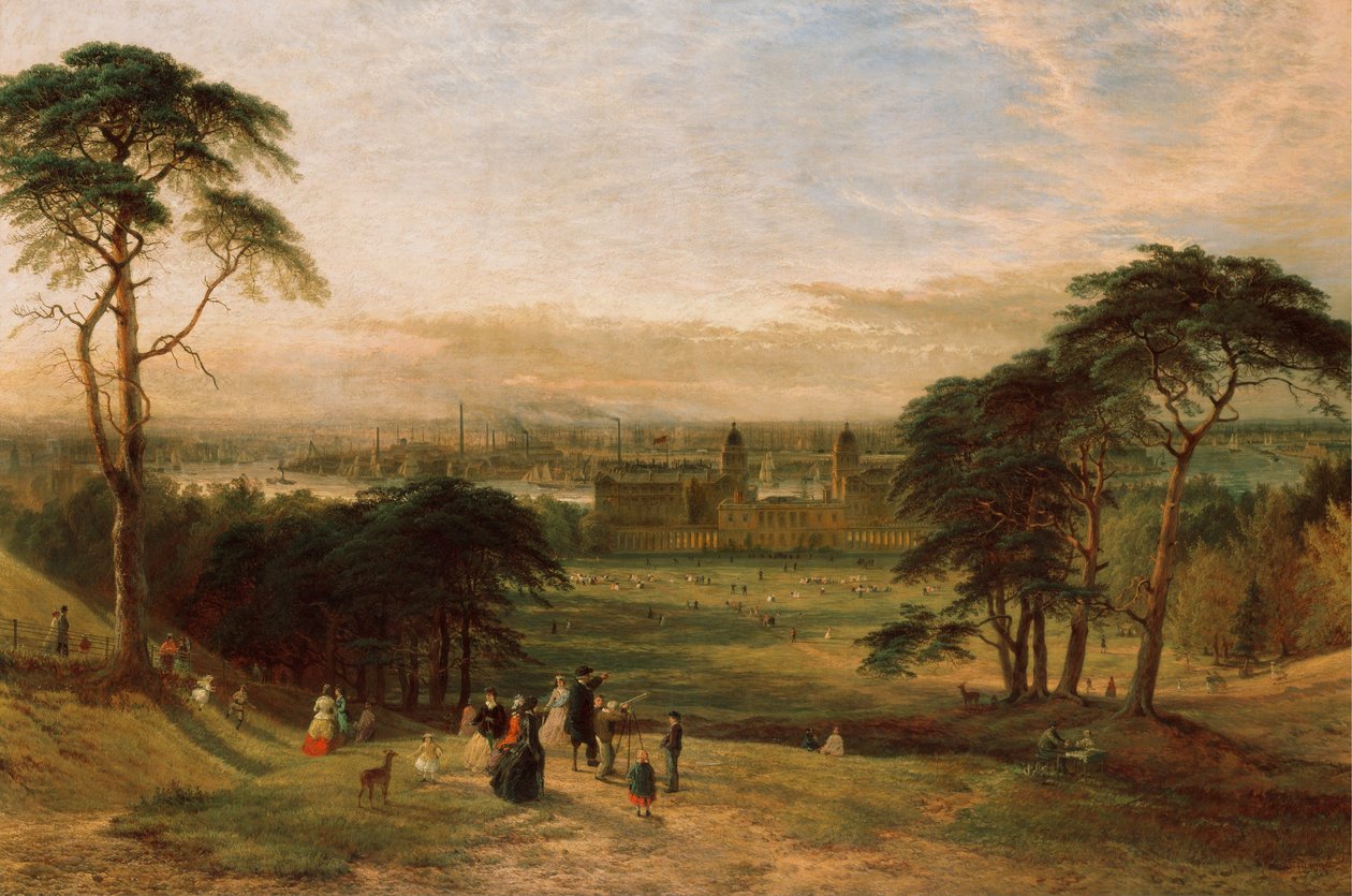 Lontoo Greenwich Hilliltä tekijältä Henry Dawson