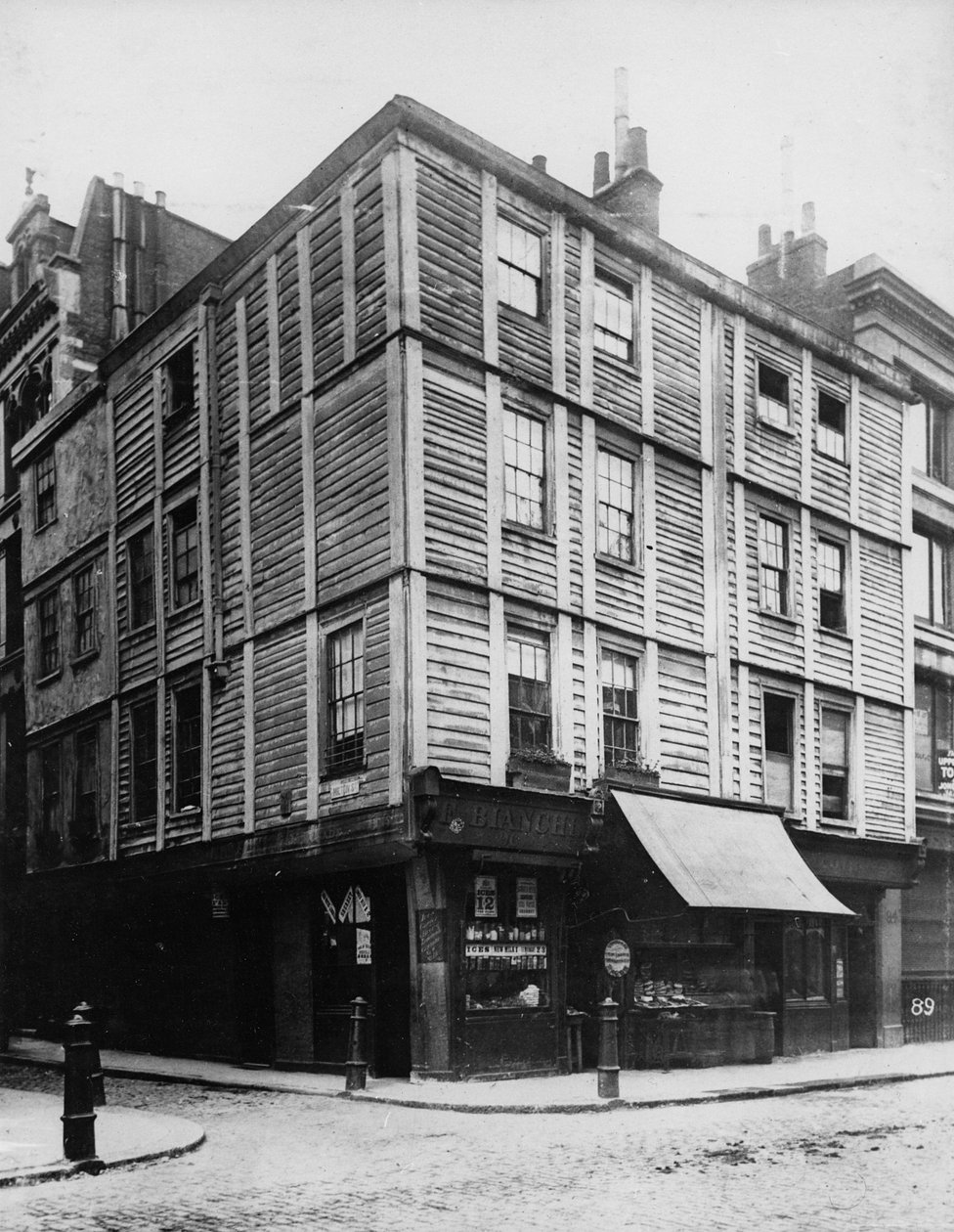 Corner of Fore Street ja Milton Street, noin 1884 tekijältä Henry Dixon