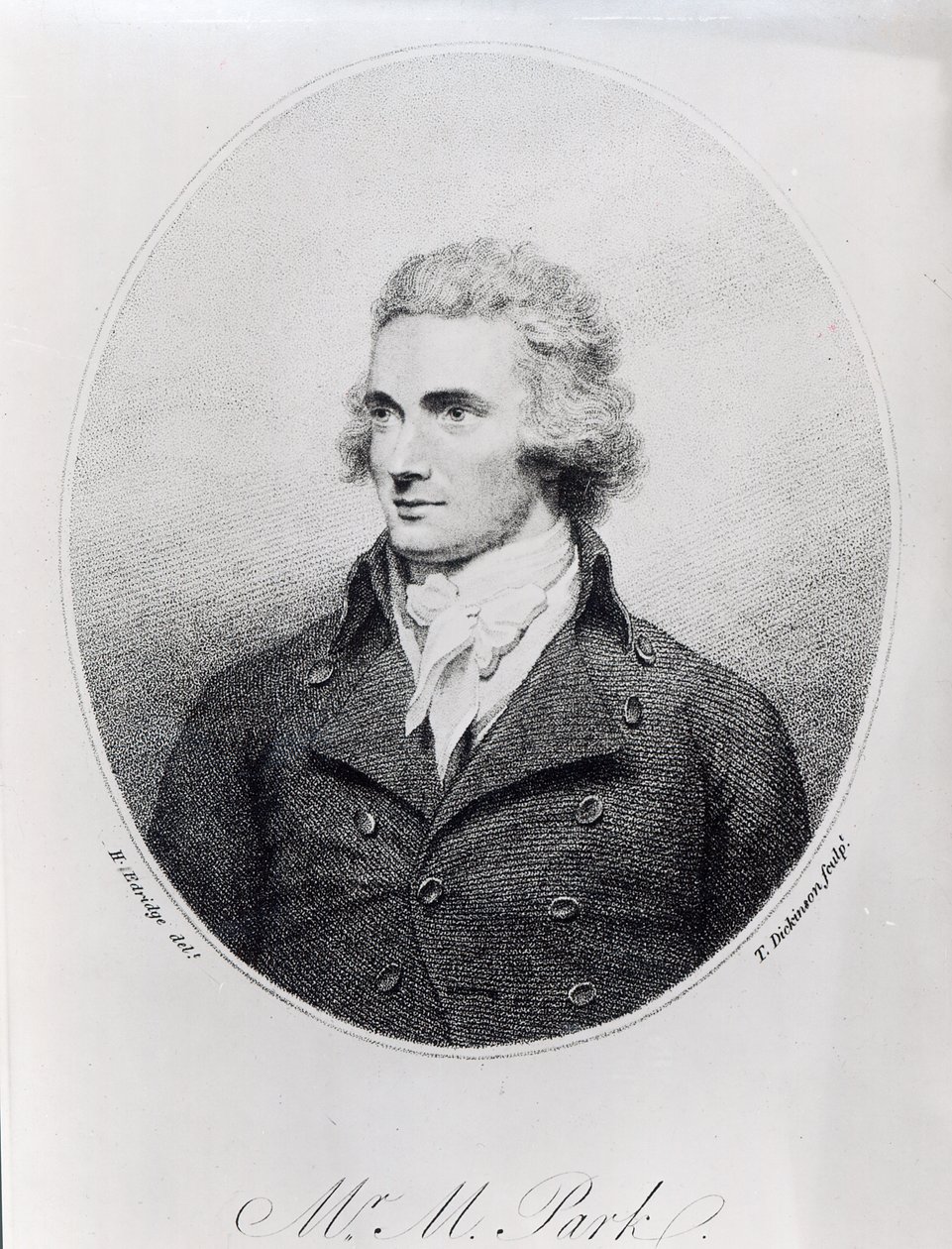 Mungo Park, kaiverrus T. Dickinson tekijältä Henry Edridge