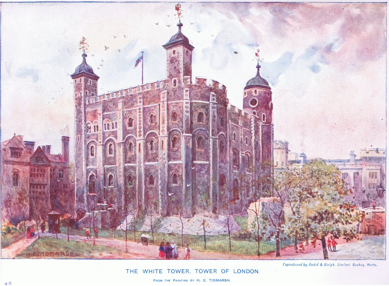 Valkoinen torni, Lontoon Tower tekijältä Henry Edward Tidmarsh