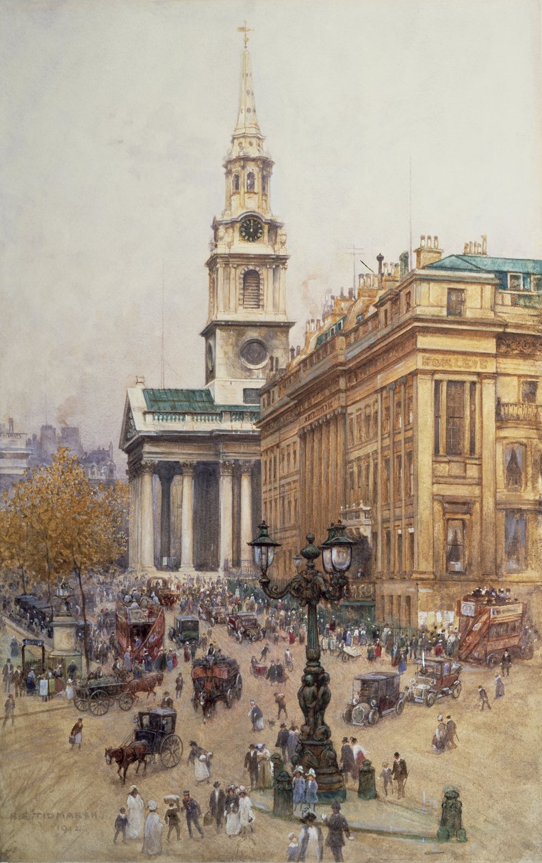 Trafalgar Square, 1912 tekijältä Henry Edward Tidmarsh
