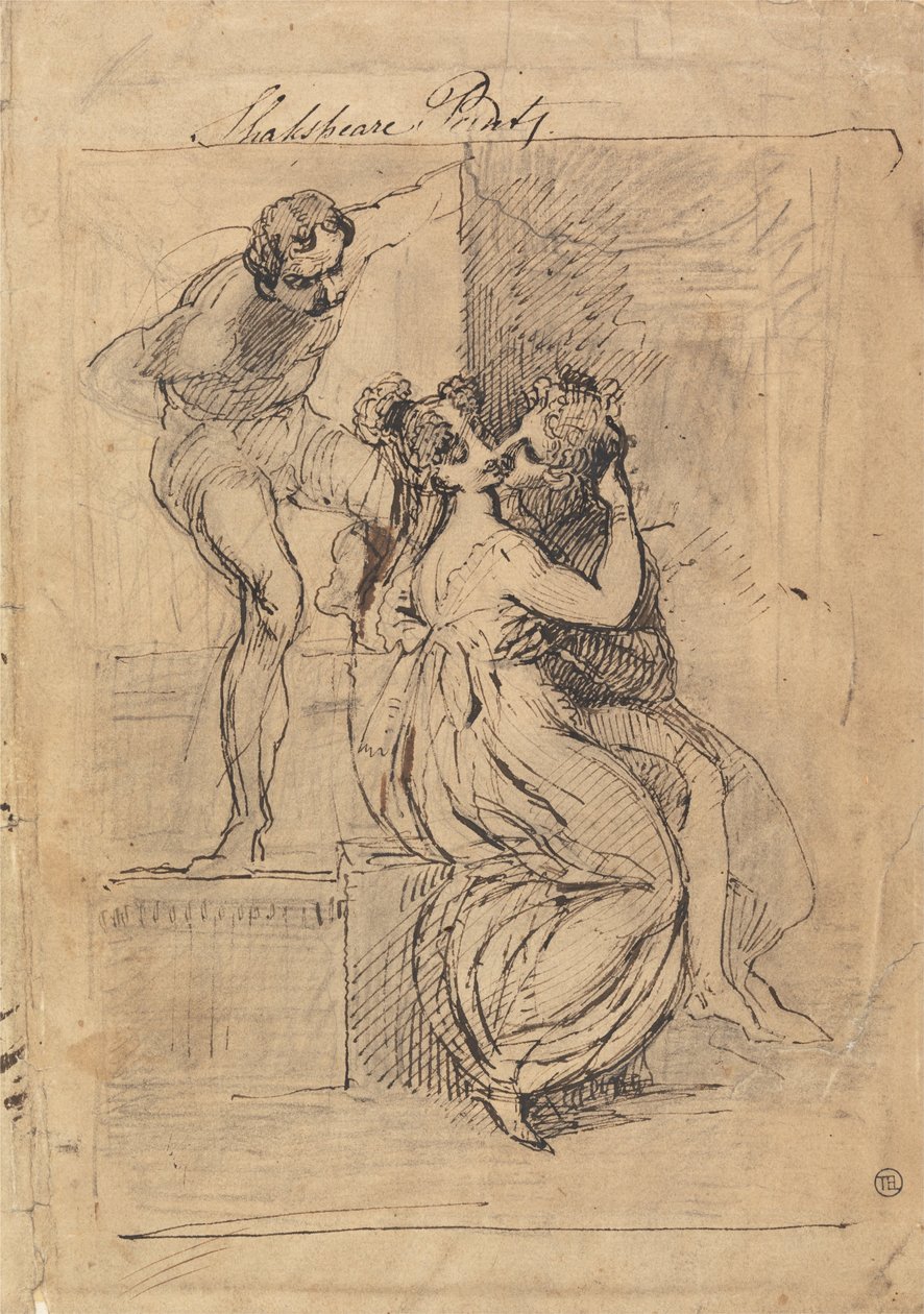 Kuva Portaiden yli nojaaminen tekijältä Johann Heinrich Füssli