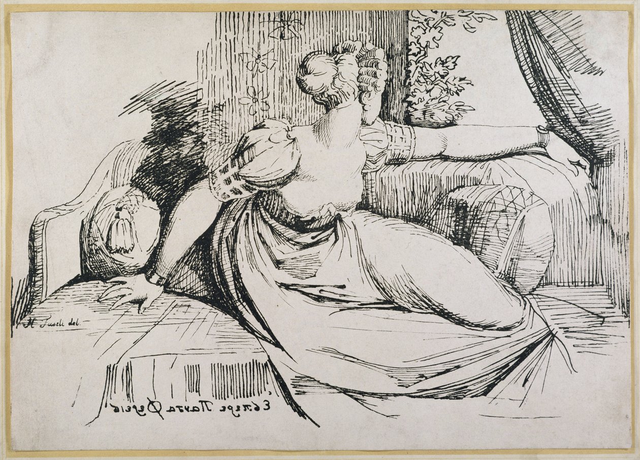 Oi ilta, sinä tuot kaikki, 1802 tekijältä Johann Heinrich Füssli