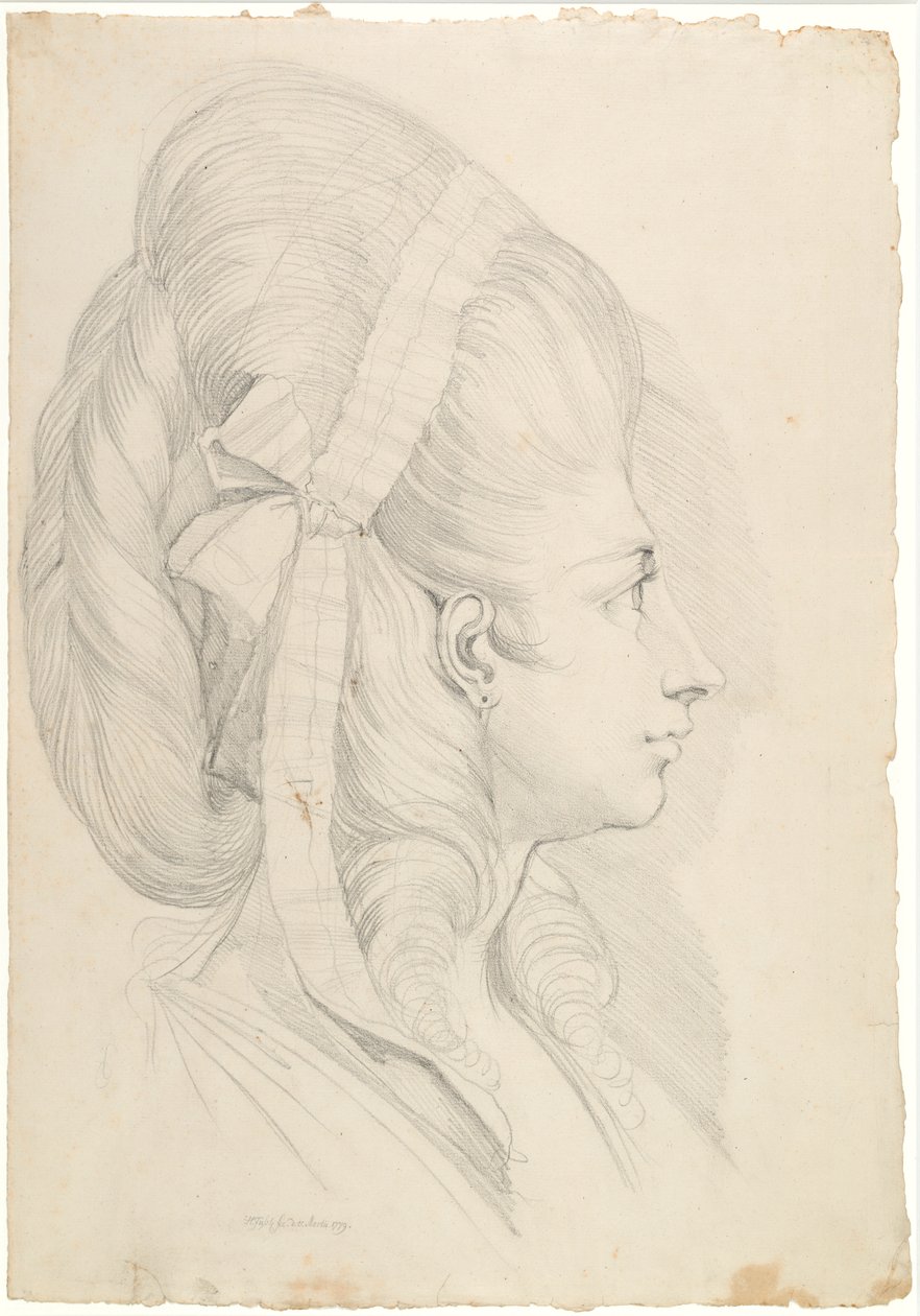 Muotokuva Anna Magdalene Schweizer, syntynyt Hess tekijältä Johann Heinrich Füssli