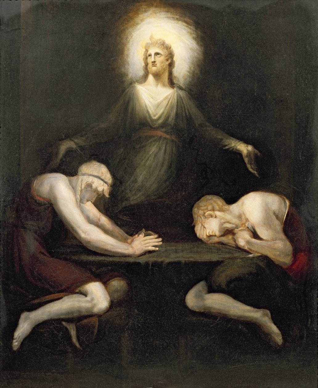 Kristuksen ilmestyminen Emmaukseen, 1792 tekijältä Johann Heinrich Füssli