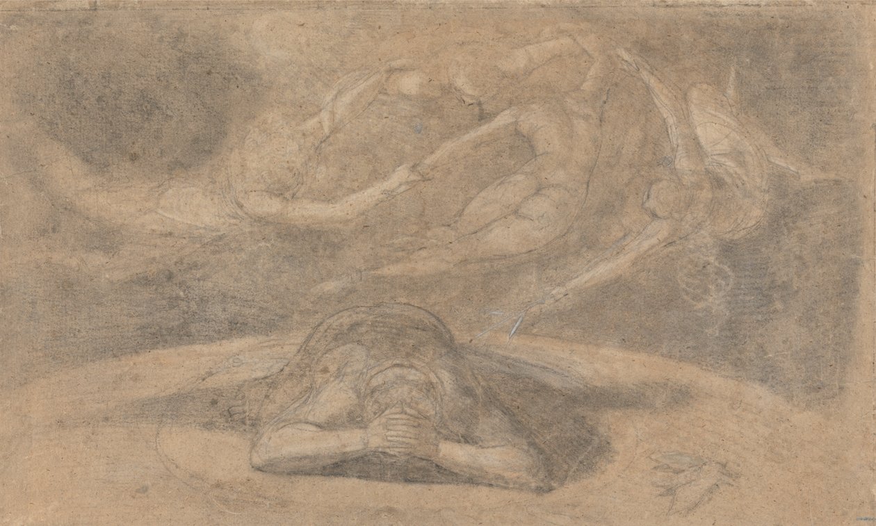 Talonpoikien unelma, kadonnut paratiisi, Kirja 1, 781-8 tekijältä Johann Heinrich Füssli