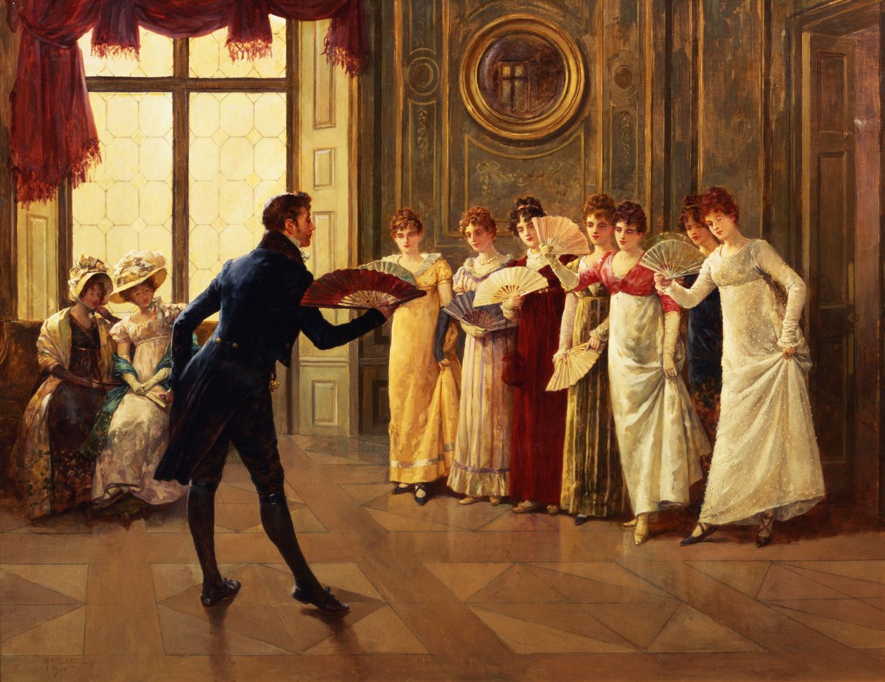 Faniflirtti, 1908 tekijältä Henry Gillard Glindoni