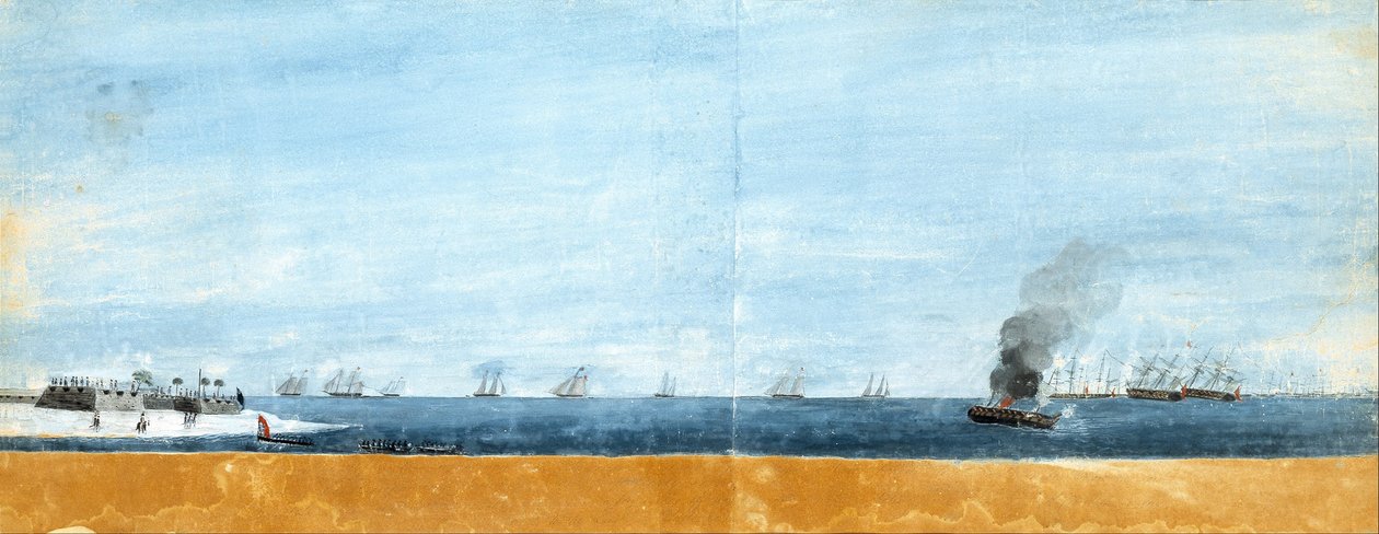 Aamu hyökkäyksen jälkeen Sullivansin saarella, 29. kesäkuuta 1776 tekijältä Henry Gray