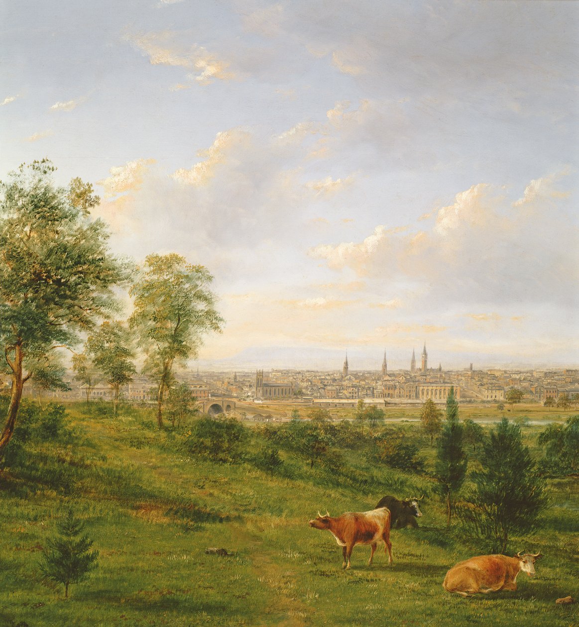 Näkymä Melbourneen 1800-luvulta tekijältä Henry Gritten