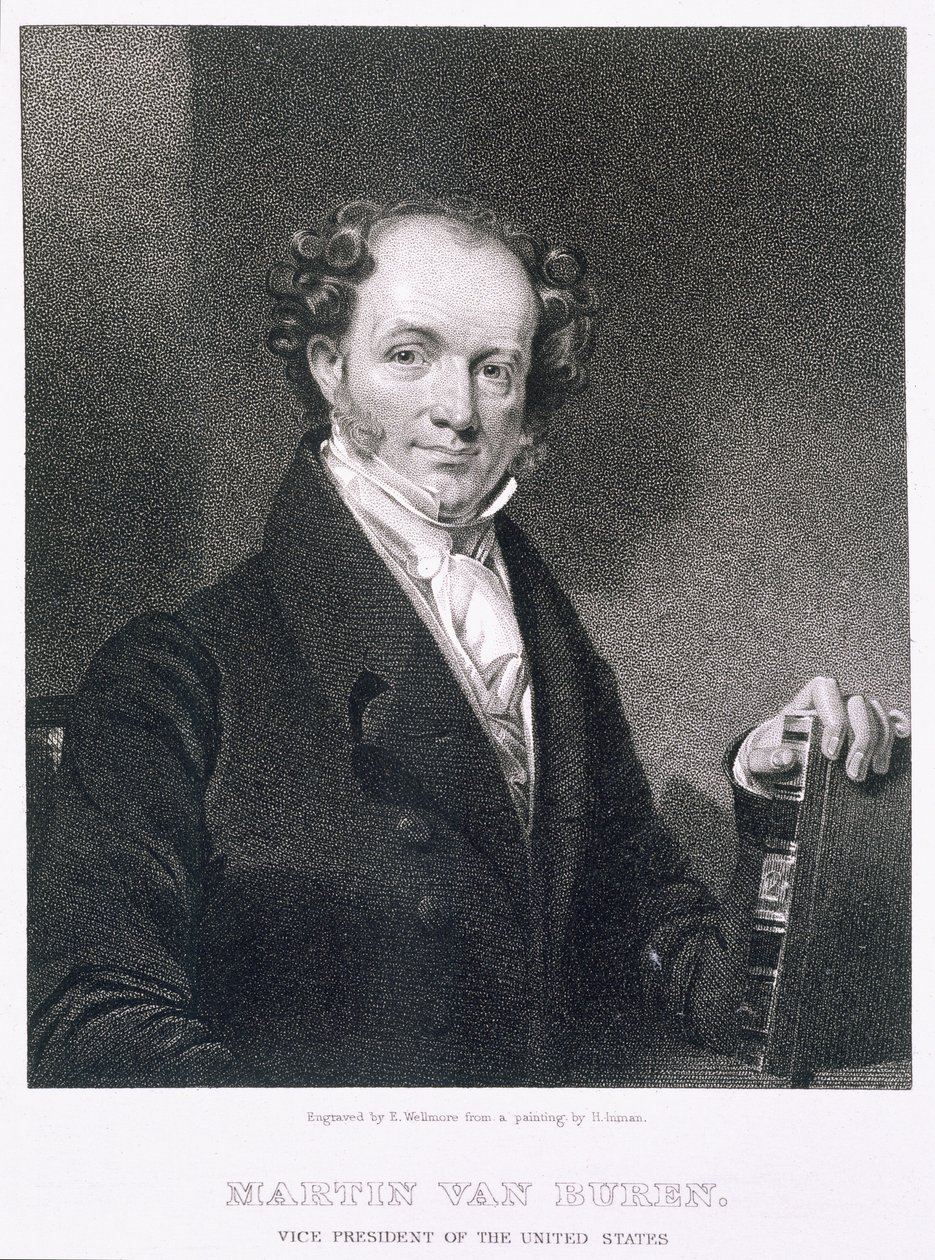 Martin Van Buren, kaiverrus E. Wellmore tekijältä Henry Inman