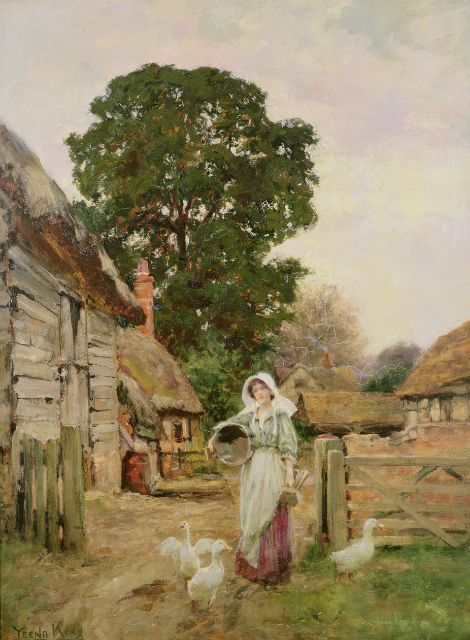 The Dairy Maid (lauta) tekijältä Henry John Yeend King