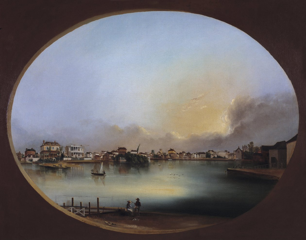 Näkymä Charlestoniin (näkymä lännestä) tekijältä Henry Joseph Jackson