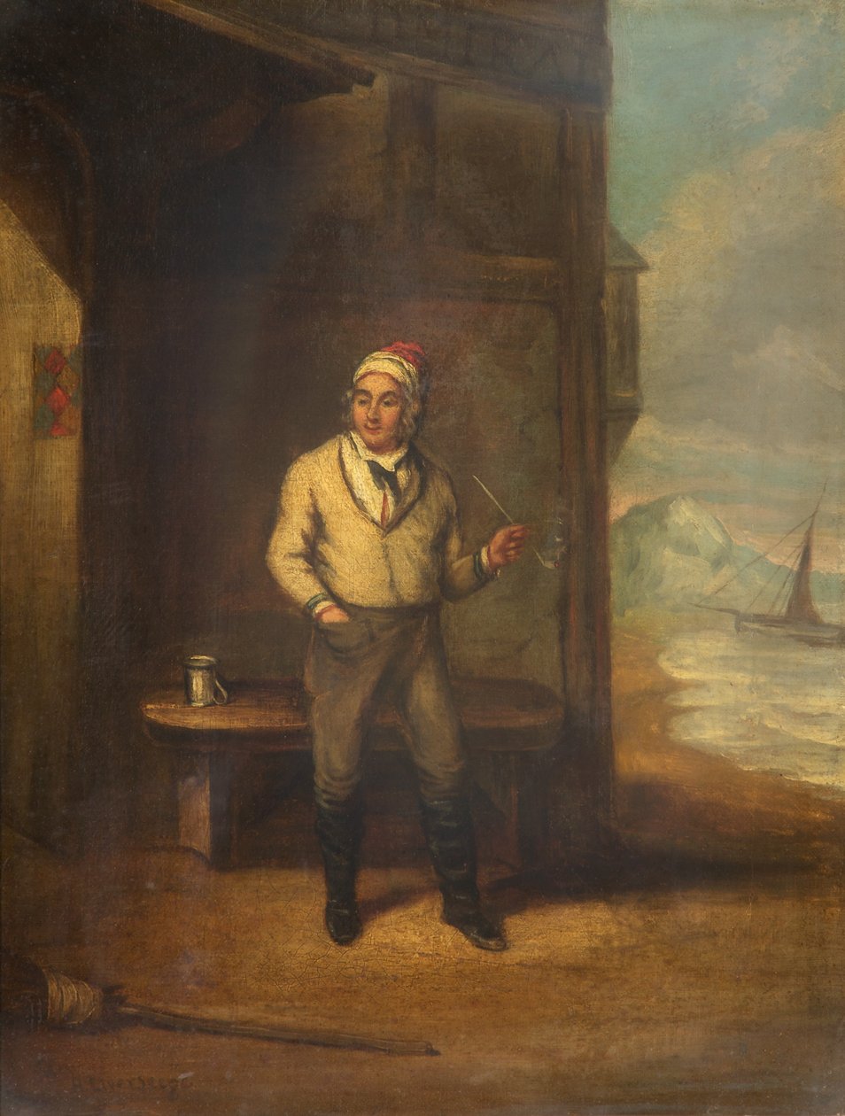 Nautitaan Pipestä, n. 1820-32 tekijältä Henry Liverseege