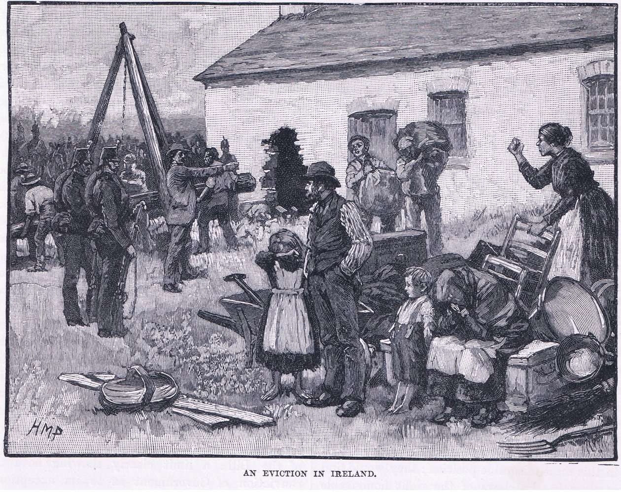 Häätö Irlannissa 1870 jKr tekijältä Henry Marriott Paget