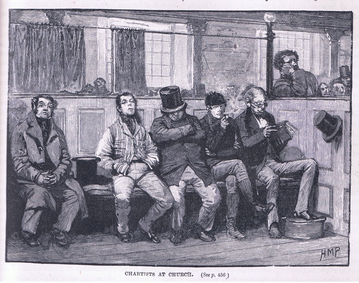 Taitajat kirkossa 1839 jKr tekijältä Henry Marriott Paget