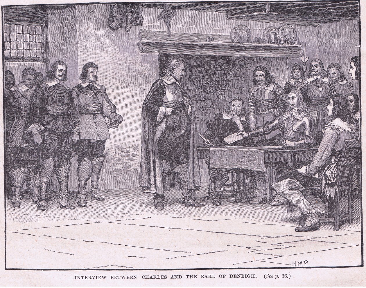 Charlesin ja Earl of Denbighin haastattelu 1644 jKr tekijältä Henry Marriott Paget
