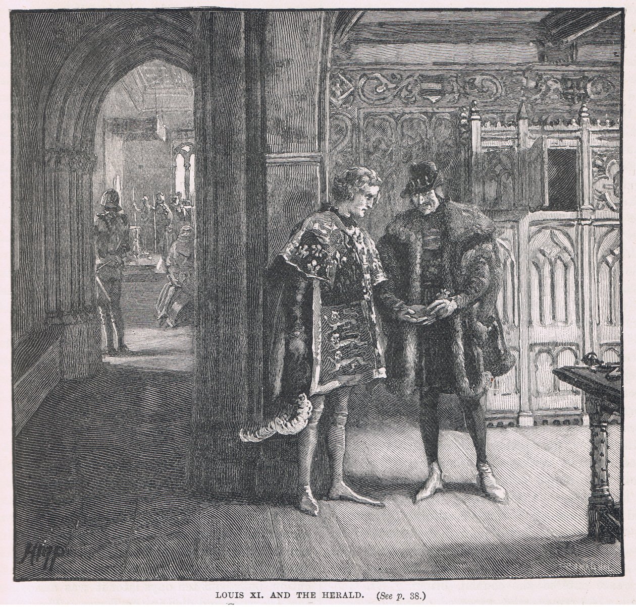Ludvig XI ja lähettiläs tekijältä Henry Marriott Paget