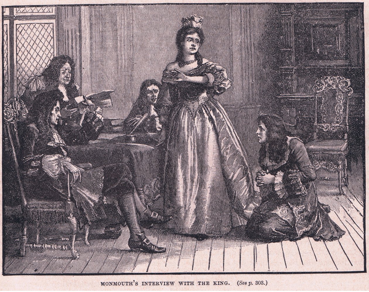 Monmouthin haastattelu kuninkaan kanssa 1685 jKr tekijältä Henry Marriott Paget