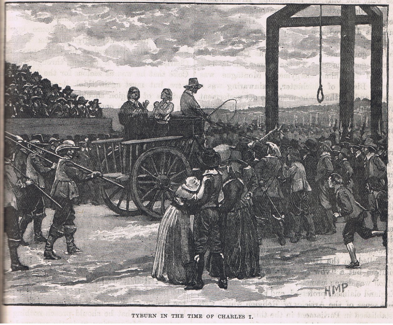 Tyburn Charles I:n aikaan tekijältä Henry Marriott Paget