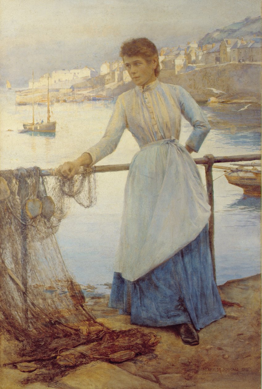 Tyttö sinisessä tekijältä Henry Meynell Rheam