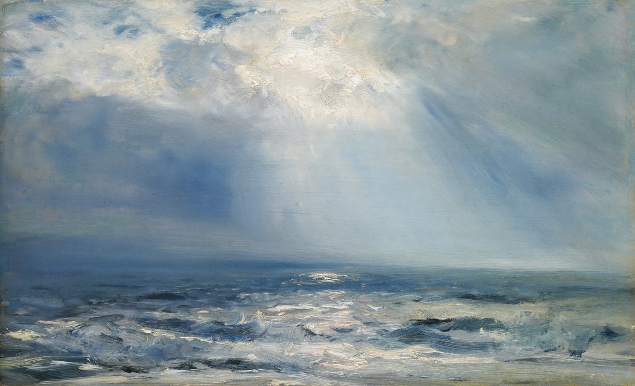 Auringonsäde meren yllä, 1890 tekijältä Henry Moore