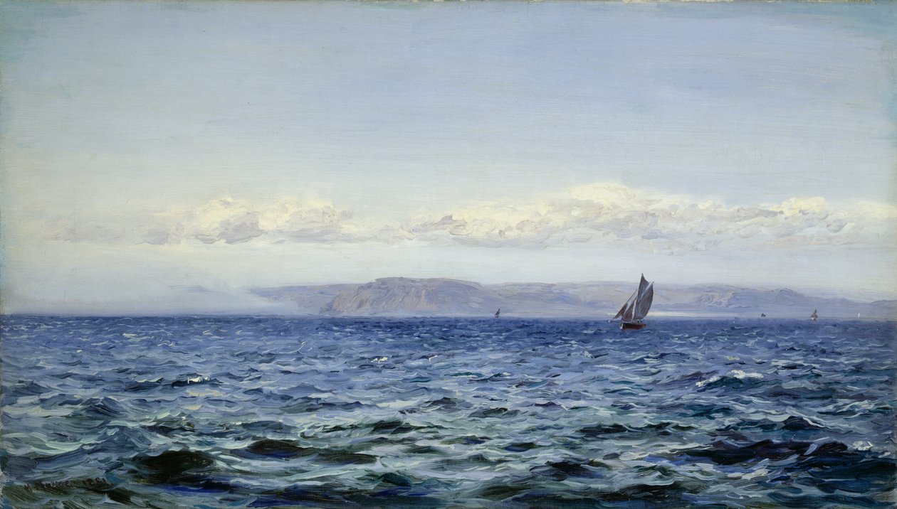 Kevyt tuulta Dodmanilla Mevagisseyssä, Cornwallissa, 1881 tekijältä Henry Moore