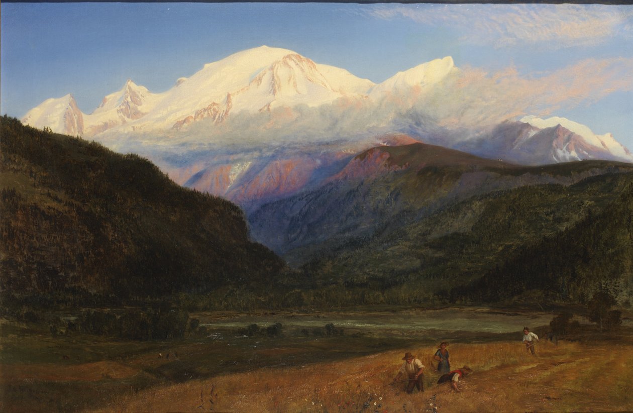 Mont Blanc Servozista, 1856 tekijältä Henry Moore