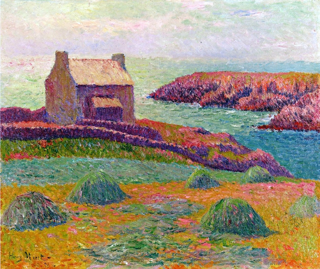 Mökki Bretagnessa, 1898 tekijältä Henry Moret