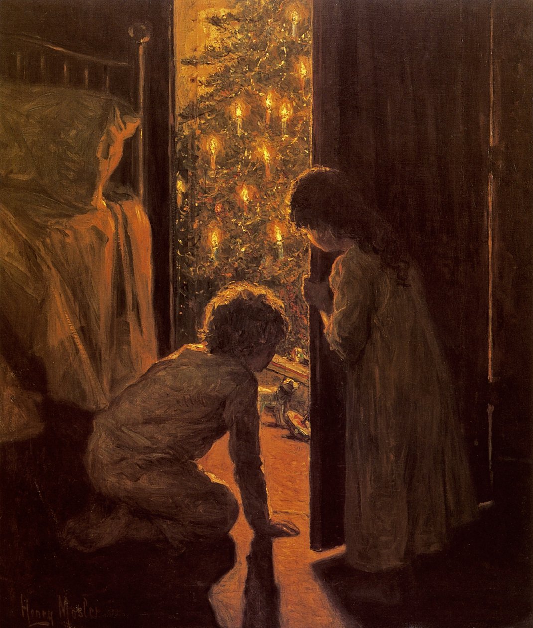 Joulukuusi, noin 1916 tekijältä Henry Mosler