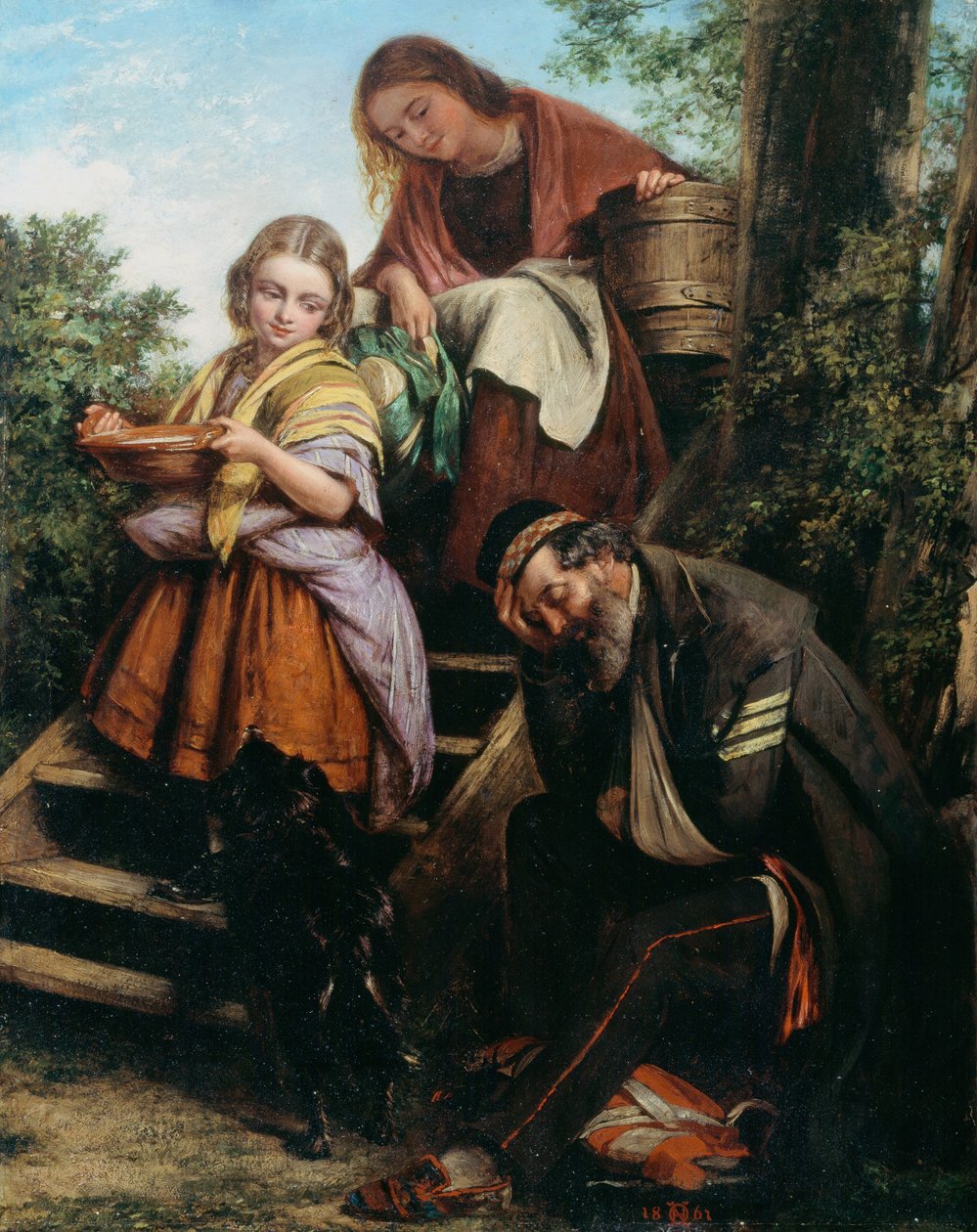 Sotilaan paluu, noin 1861 tekijältä Henry Nelson O