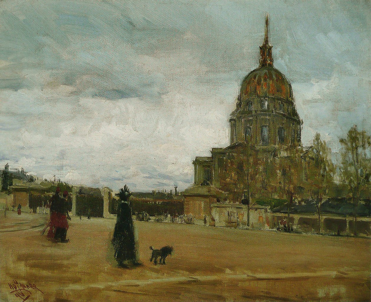 Les Invalides, Pariisi Ranska: Les Invalides, Pariisi tekijältä Henry Ossawa Tanner