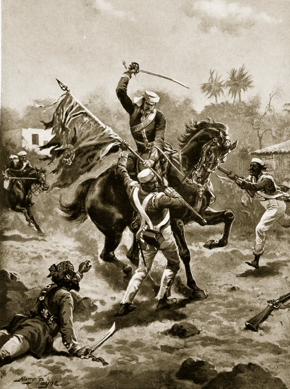 Luutnantti Roberts voitti V.C.:n 2. tammikuuta 1858 tekijältä Henry Payne